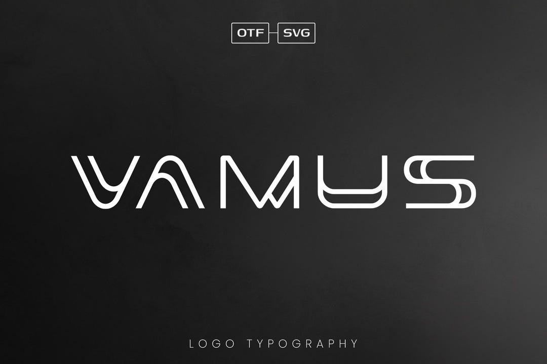 Logo Font, SVG Font, Creative Font, Modern Font, Geometric Font ...