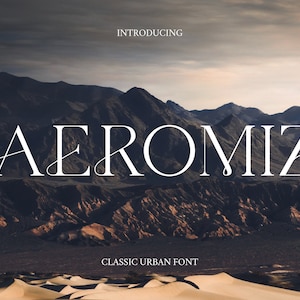 Aeromiz is an Elegant Font - Canva Font, Cricut Font, Wedding Font, Logo Font, Modern Font, Boho Font, Branding Font, Invitation Font, Font