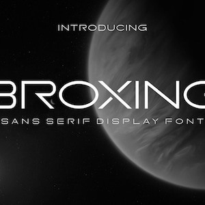 Modern Sans Serif Font: Bold Display Font for Logo Design