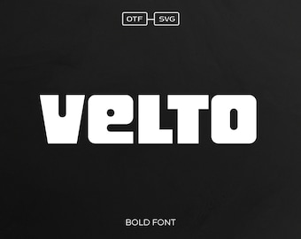 Velto Font, Bold Display Font, Block Font, Sans Font, Cool Font, Teacher Font, Bubbly Font, Procreate Fonts, Goodnotes Font, Font SVG, Fonts