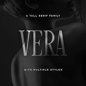 Elegant Tall Serif Font: Magazine & Wedding Invitation Design