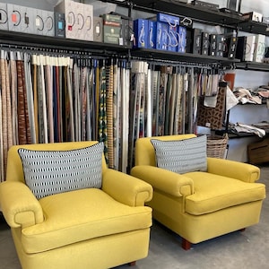Pair of restored armchairs