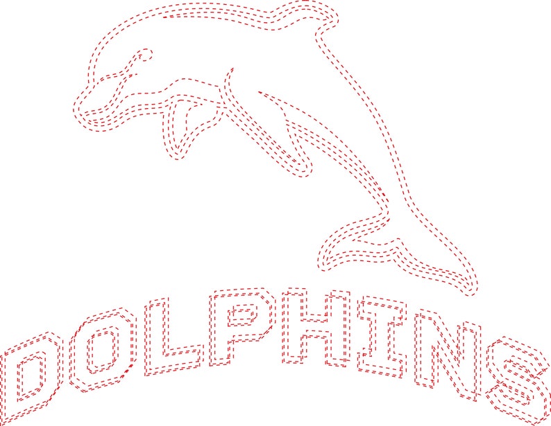 Dolphins NRL Logo SVG Vector Lightburn Digital Download - Etsy Australia