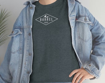 Surf Graphic T-Shirt - Grey - Barrel Bar