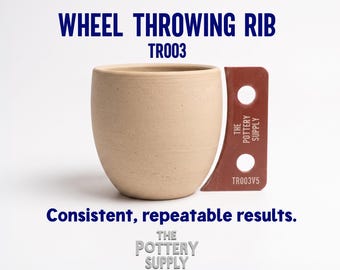 Pottery Shaping Rib Clay Tools Wheel Throwing Ceramics 3D Printed Profile Template Guide for Consistent Production Mug Bowl Ceramic Supplies