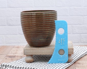 Profile rib for mugs and cups, Pottery Throwing Rib, Ceramic Shaping Tool Multiple sizes,   Clay Shaper, Made in the USA | (TR027)