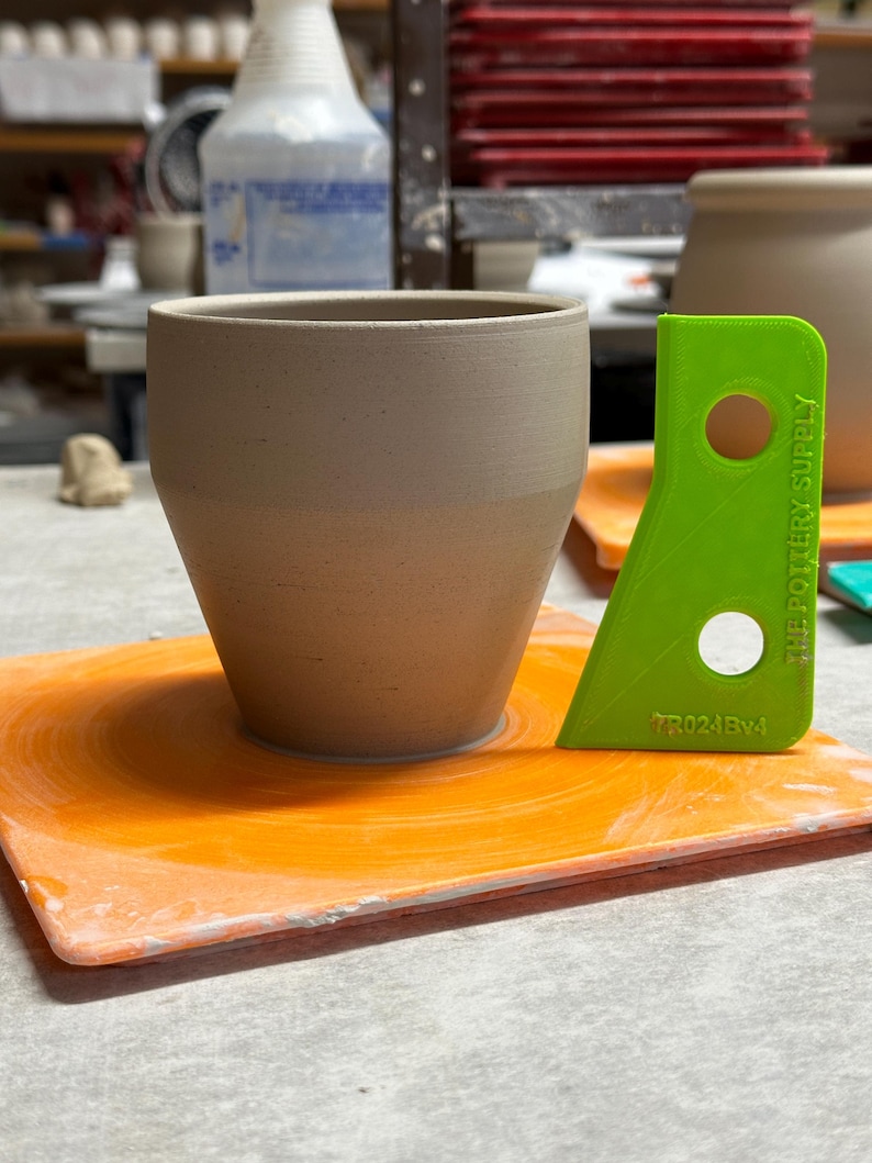 Pottery Ribs With Ruler Profile Ribs for Mugs and Cups, Pottery Throwing Rib, Ceramic Shaping ...