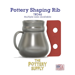Pottery Mug Rib Template: Consistent Clay Shaping Tool