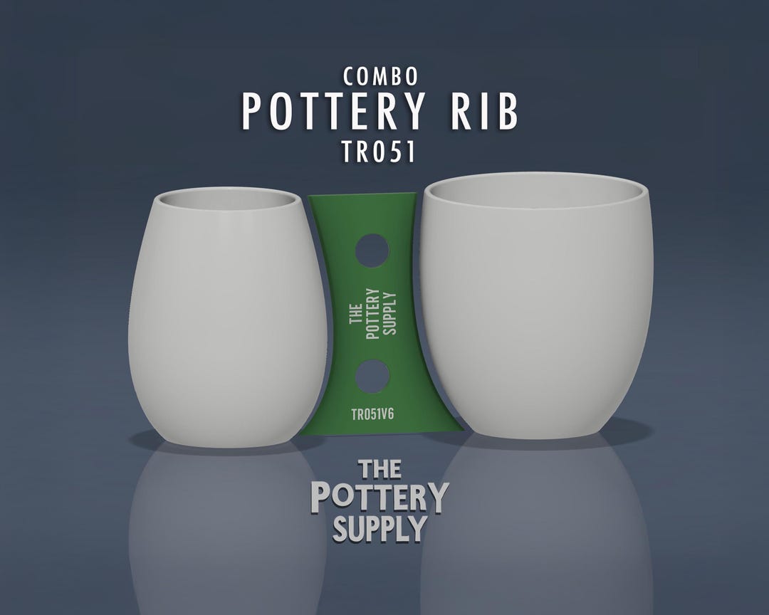 Pottery Rib Use Combo Pottery Shaping Rib in Multiple Sizes for Wheel Throwing Ceramics ...