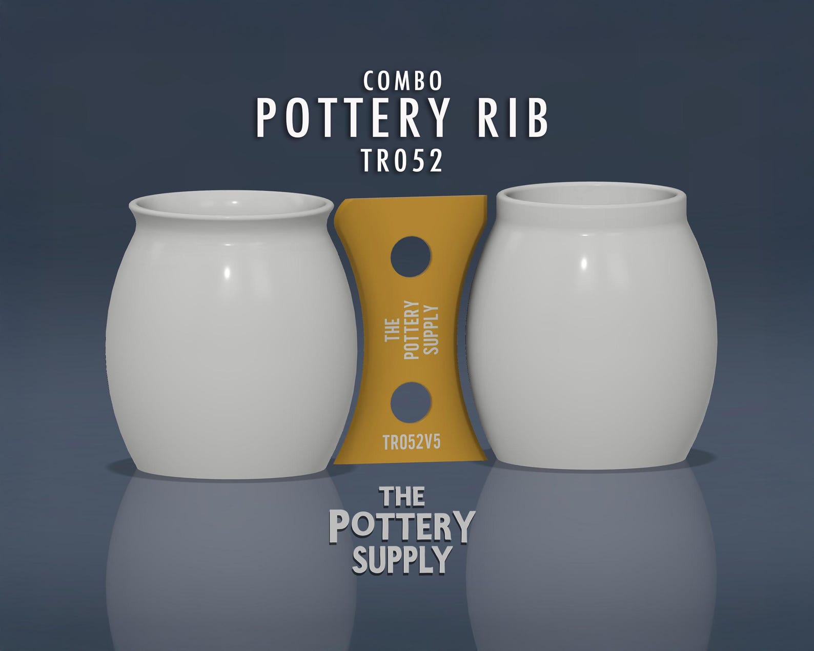 Combo Pottery Shaping Rib in Multiple Sizes for Wheel Throwing Ceramics ...