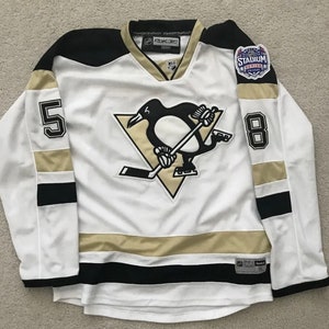 58 Letang - Adidas NHL Embroidered Penguins Jersey with Strap