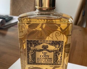 EAU DE COTY, amber cologne for the bath and toilet