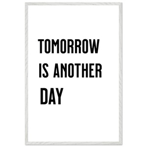 Domani è un altro giorno, poster, arte stampabile, decorazioni murali, poster motivazionali, decorazioni per la casa, arte murale, decorazioni,
