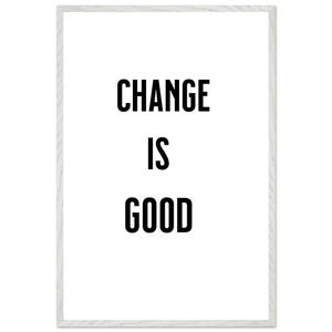 Il cambiamento è positivo, arredamento per la casa, poster motivazionali, decorazioni per l'ufficio, decorazioni murali, arte stampabile, poster, arte murale, citazioni motivazionali,