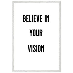Credi nella tua visione, stampe artistiche da parete, decorazioni per la casa, decorazioni da parete, poster motivazionali, stampe con citazioni, stampe artistiche da parete.