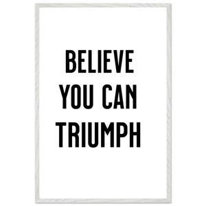 Credi di poter trionfare, Poster, Poster motivazionale, Arredamento per la casa, Citazioni motivazionali, Arte stampabile, Decorazioni murali, Arte murale, Decorazioni per ufficio,