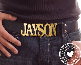 銅製アンカーベルトバックル：楕円形のノーティカルピューター製金具