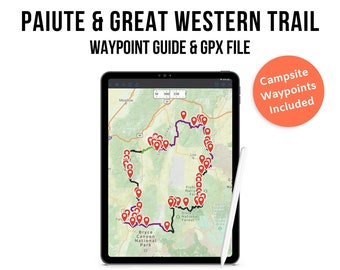 2021 Great WesternTrail GPX Wegpunkte Wegweiser