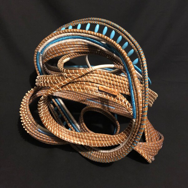 Pine Needle Basket Etsy