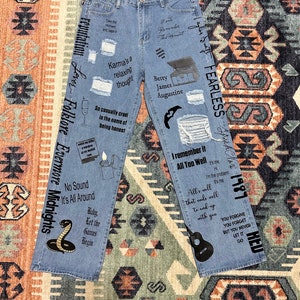 Taylor Swift Eras Tour Jeans image 7