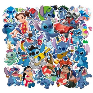 Lilo and Stitch Stickers -- Waterproof -- Laptop, Hydro Flask, Scrapbooking, Journaling, Luggage, Skateboard, Diary, Phone Case