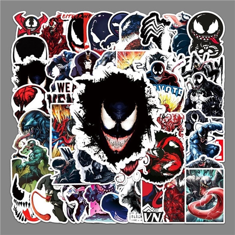 Venom Stickers Waterproof Laptop Hydro Flask Etsy