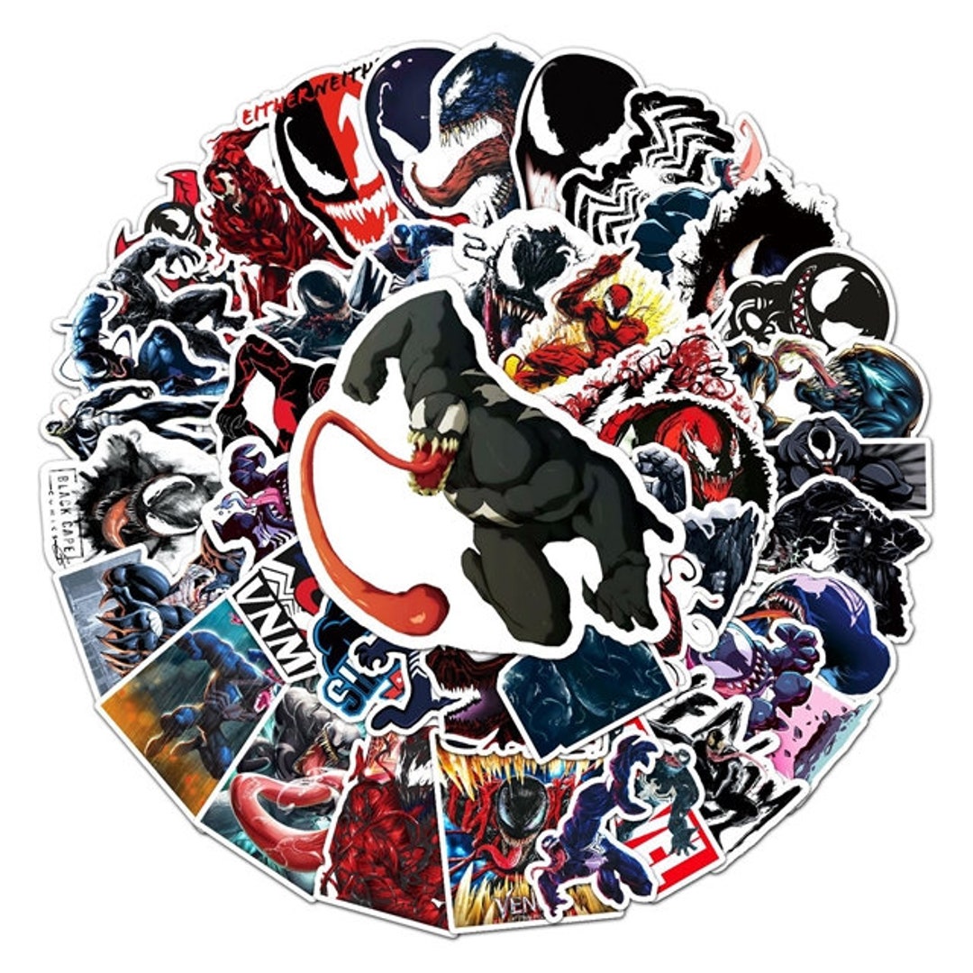 Venom Stickers Waterproof Laptop, Hydro Flask, Scrapbooking, Journaling