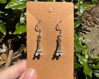 Eiffel Tower Dangle Earrings