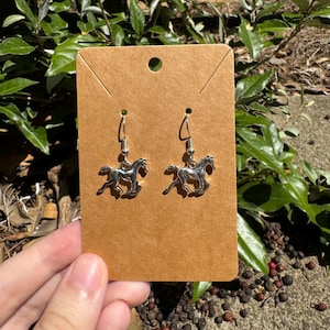 Western Horse Dangle Earrings