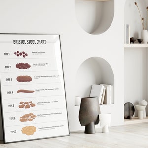 The Bristol Stool Chart | Lab Wall Art | Laboratory Specialist | A