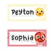Classroom Name Tags Template Cute Planets Printable - Etsy