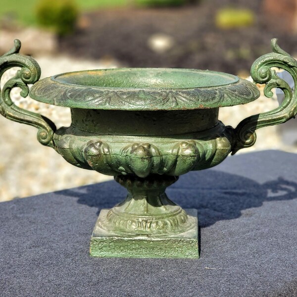 Cast Iron Urn Planter Etsy