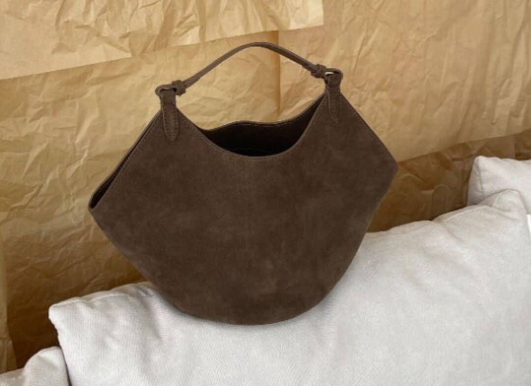 Suede Dumpling Bag
