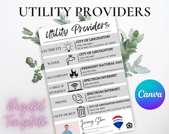 Modèle numérique de fournisseurs de services publics immobiliers