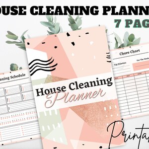 House Cleaning Planner (printable)