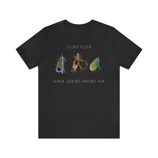 Fishing T-Shirt | Fly Tying T-Shirt | Fly Fishing Gift | Unisex Tee