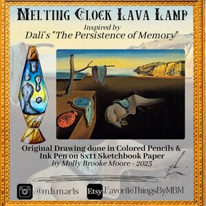 Modern Art Lava Lamp Trio: ART PRINT - Etsy