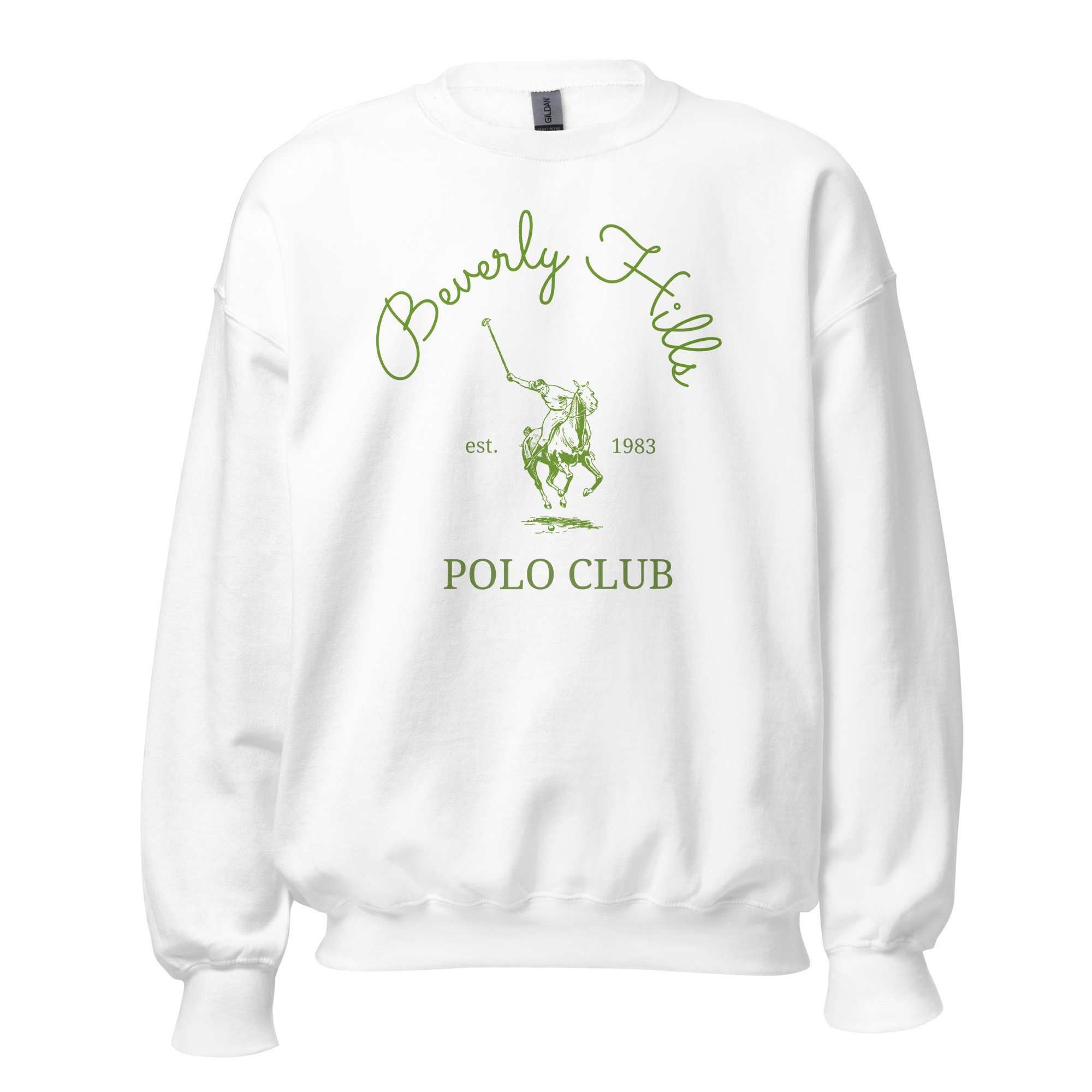 Beverly Hills Polo Club Unisex Sweatshirt Etsy Denmark