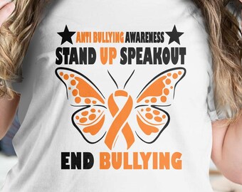 anti bullying awareness stand up speakout end bullying png svg
