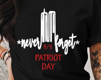 never forget Patriot day 9/11 png svg