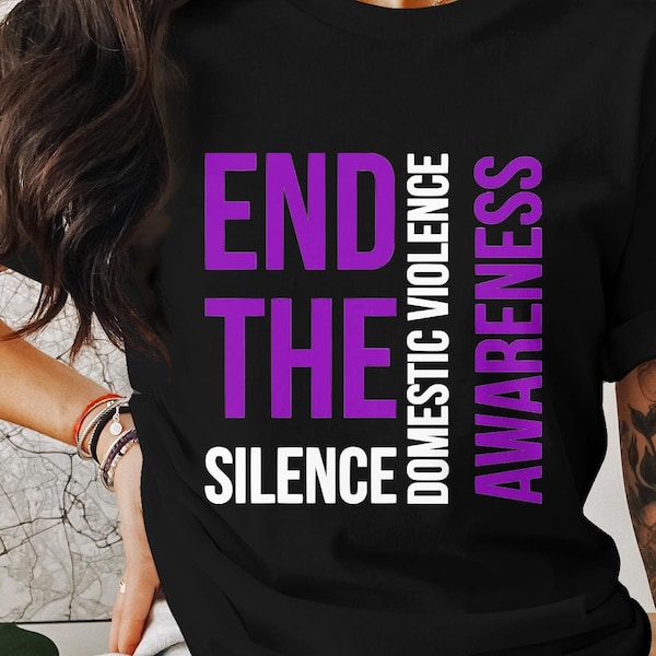 End the Silence Domestic Violence Awareness png svg