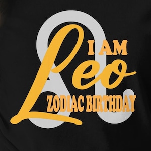 I am Leo Zodiac Birthday svg png