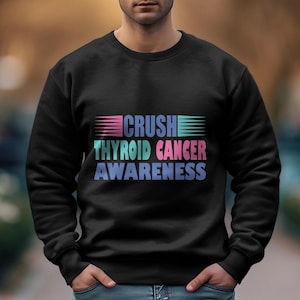 Crush Thyroid Cancer Awareness svg png