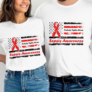 nobody fights alone Sepsis awareness svg png