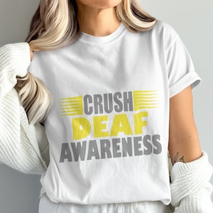 Crush Deaf Awareness svg png
