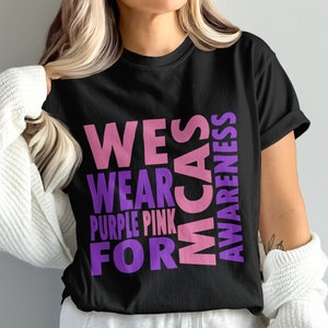 we wear purple pink for MCAS awareness svg png