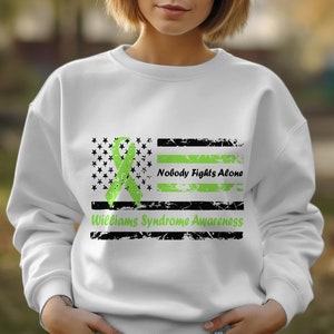 nobody fights alone Williams Syndrome awareness svg png