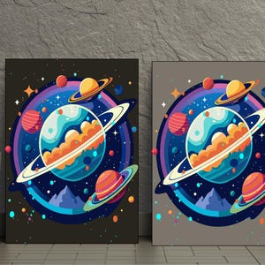 Personalised Space,Outer Space Printable Wall Art,Nursery Decor,space travel