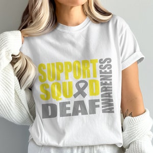 support squad Deaf awareness svg png