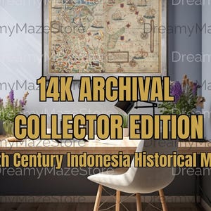 16e-eeuwse kaart Indonesië | Renaissance portolankaart van de specerijeneilanden | Antieke historische kaartposter